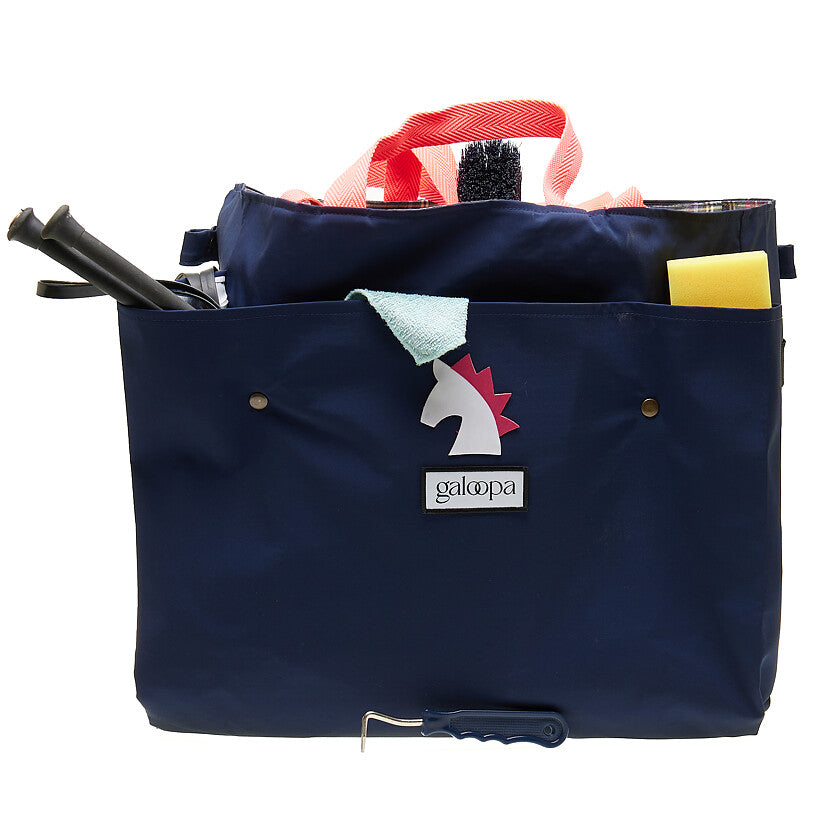 bolsa equitación azul marino